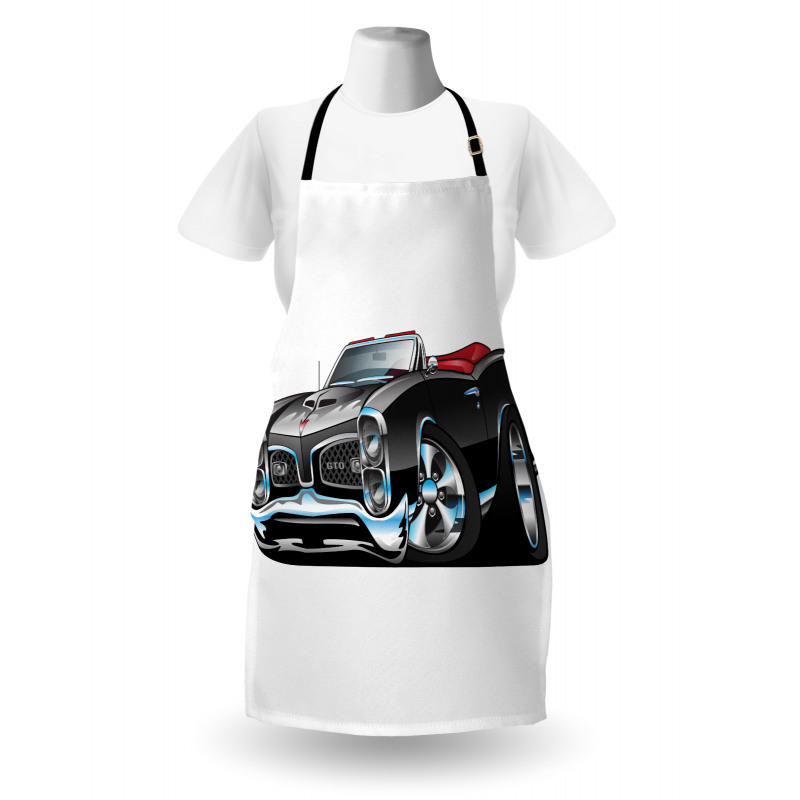 Nostalgic Sports Car Apron