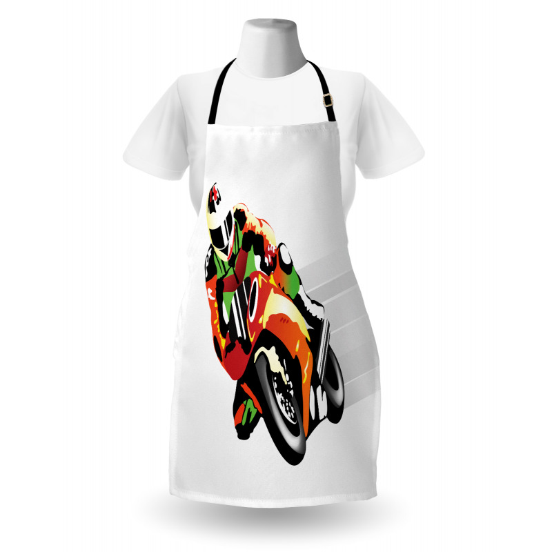 Motorcycle Racer Sport Apron