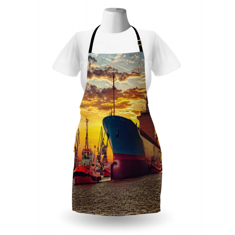 Big Ship at Sunset Apron