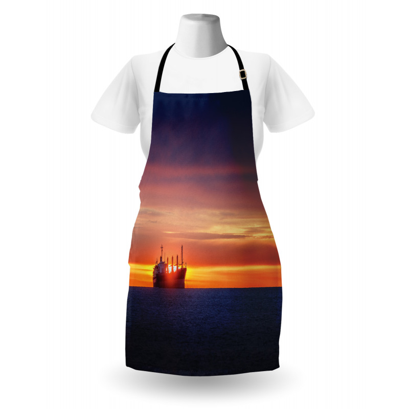 Sunrise over Sea Ship Apron