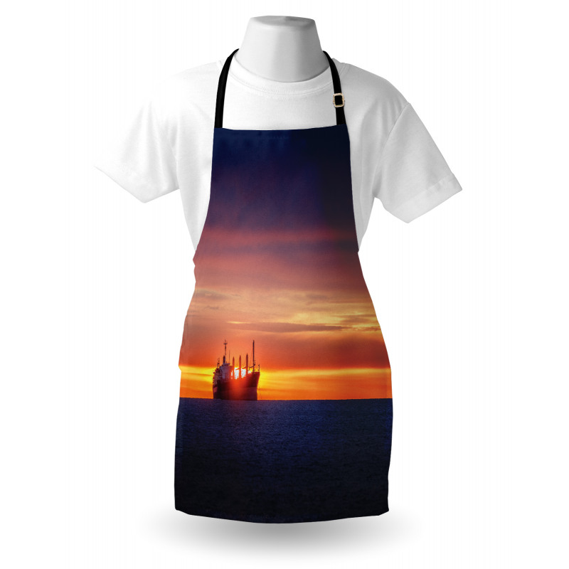 Sunrise over Sea Ship Apron