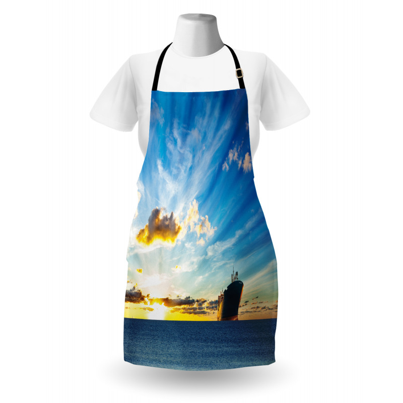 Sea at Sunset Ship Apron