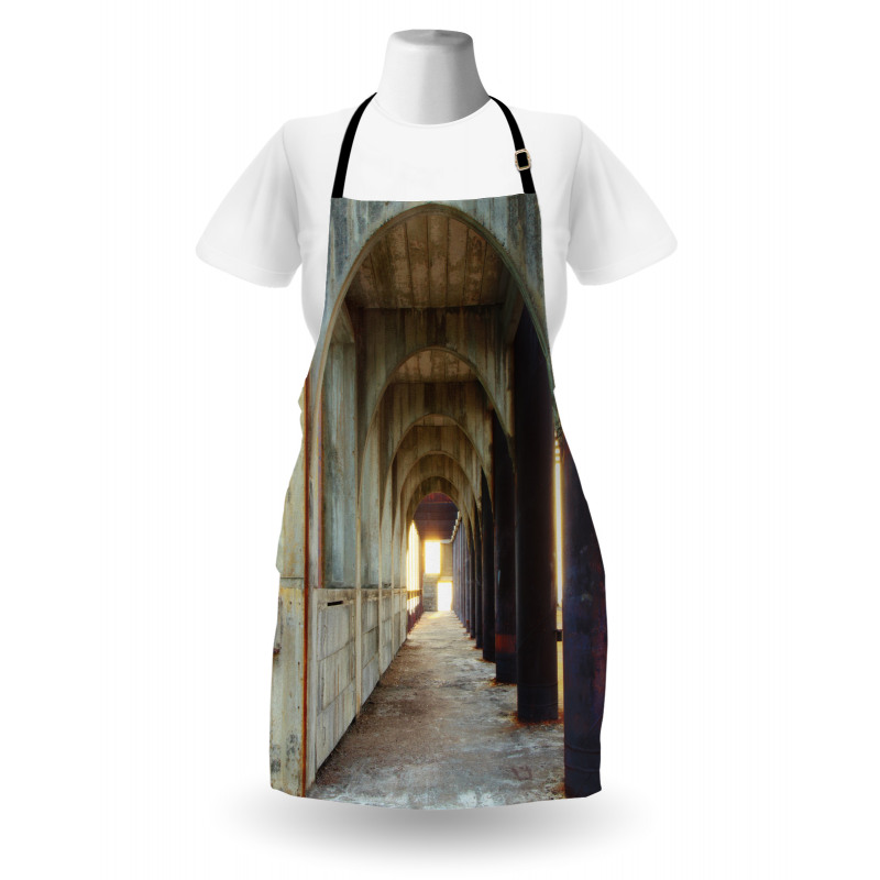 Corridor Concrete Rustic Apron