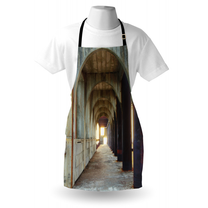 Corridor Concrete Rustic Apron