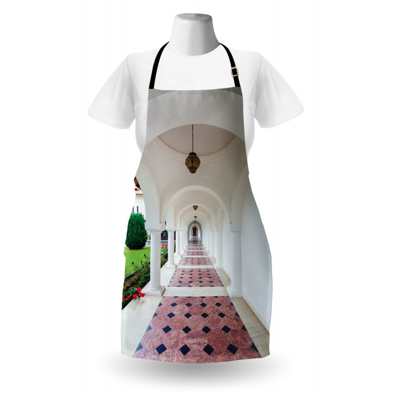 Arched Colonnade Hallway Apron