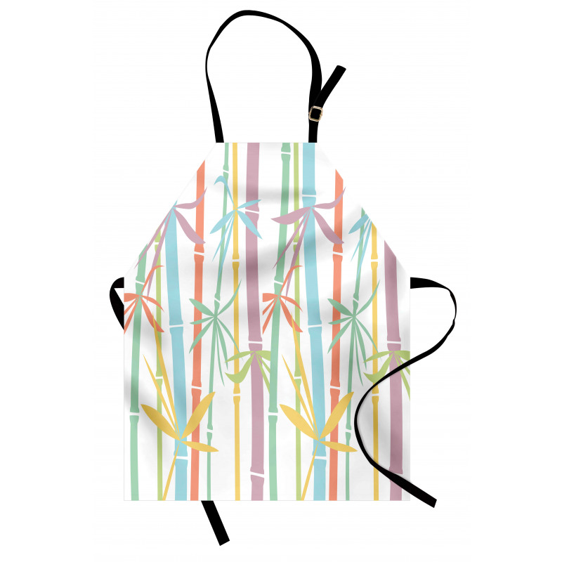 Colorful Bamboo Tree Apron