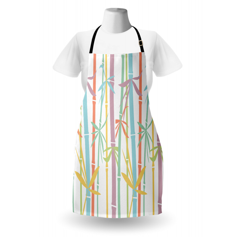 Colorful Bamboo Tree Apron