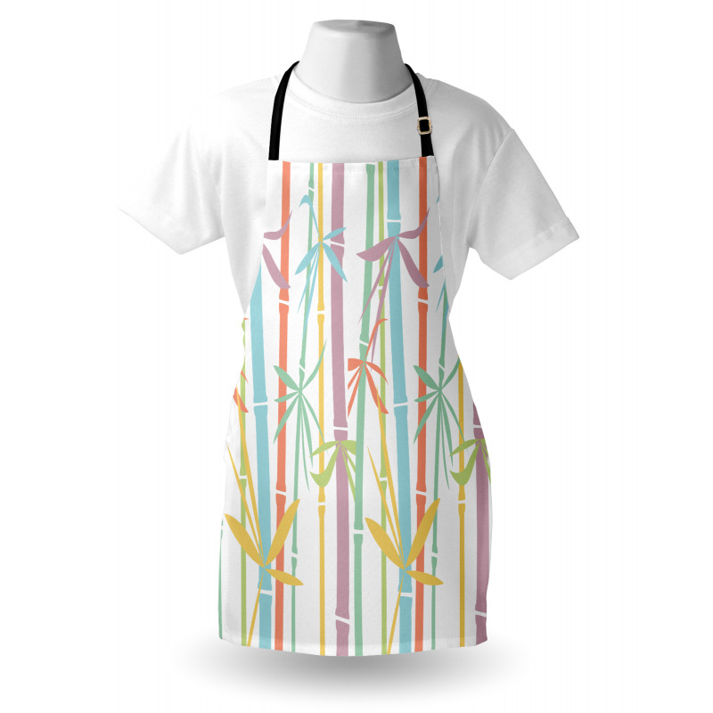 Colorful Bamboo Tree Apron