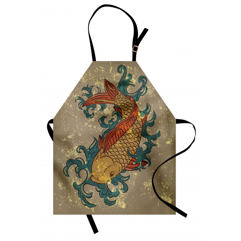 Koi Fish Art Apron