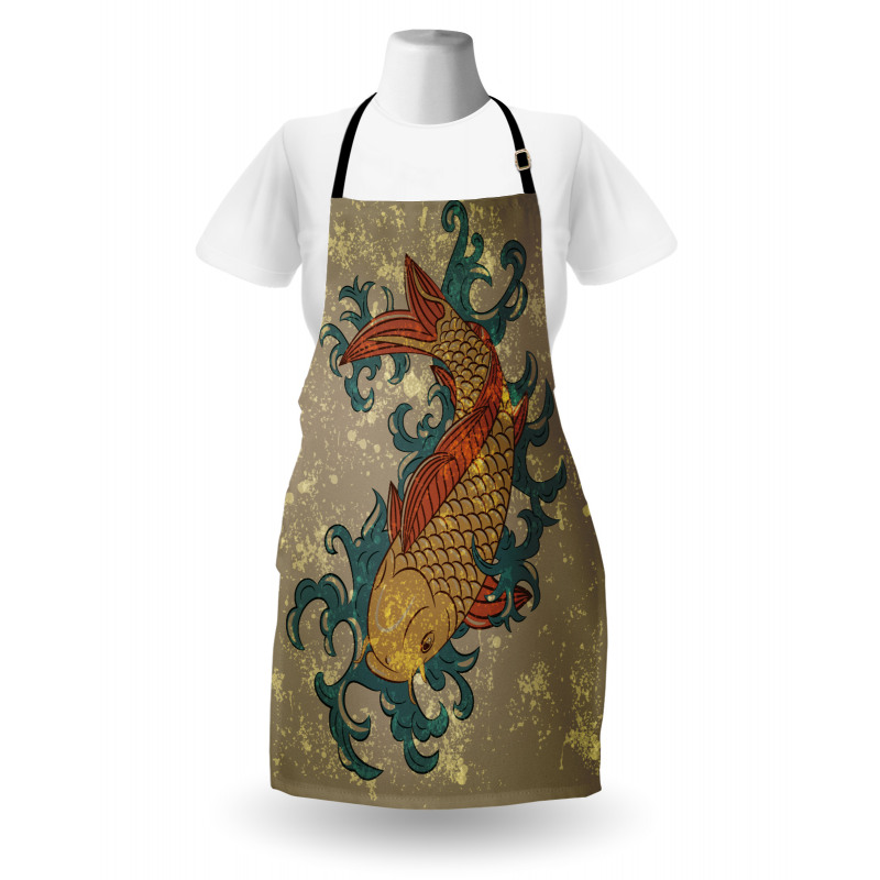 Koi Fish Art Apron