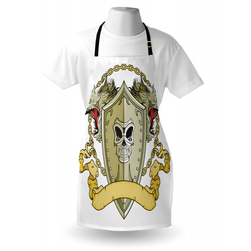 Shield Dragon Medieval Apron