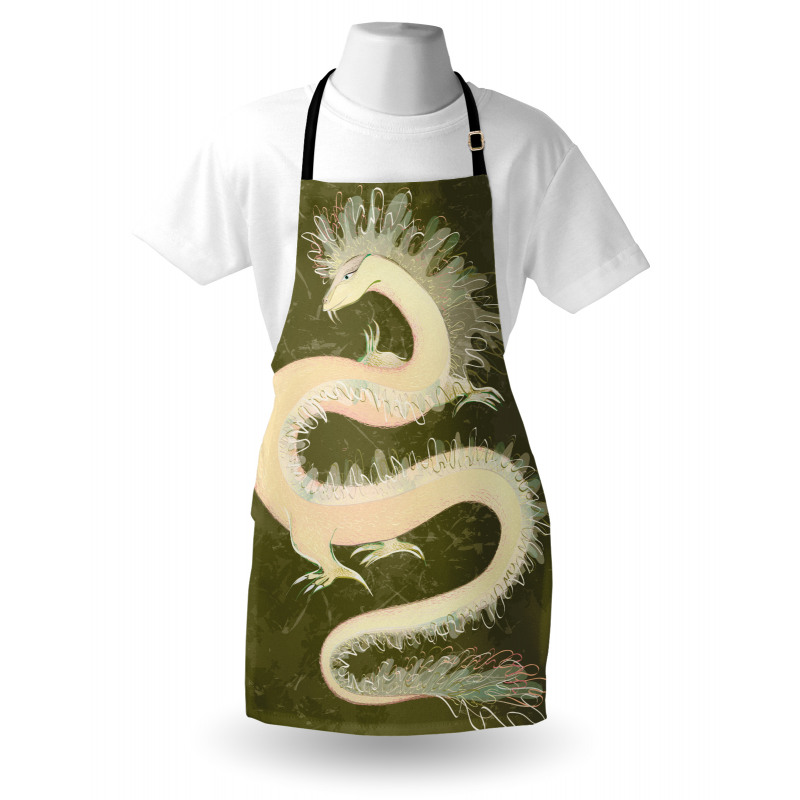 Chinese Dragon Eastern Apron