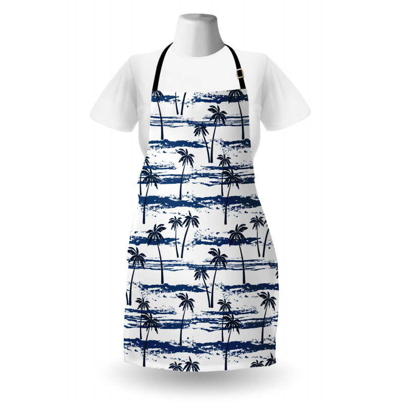 Romantic Sea and Palm Apron