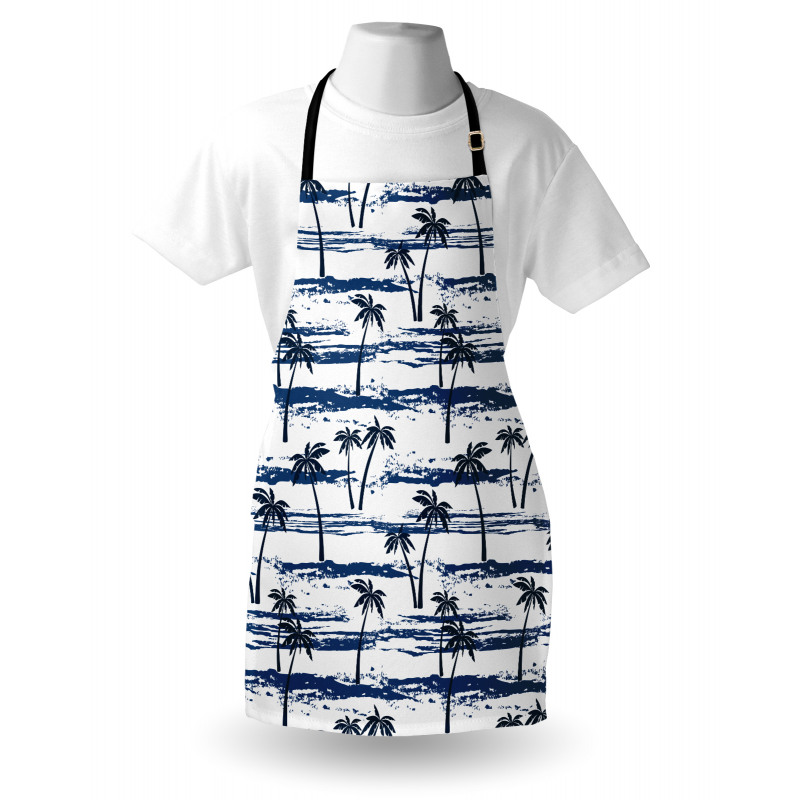 Romantic Sea and Palm Apron