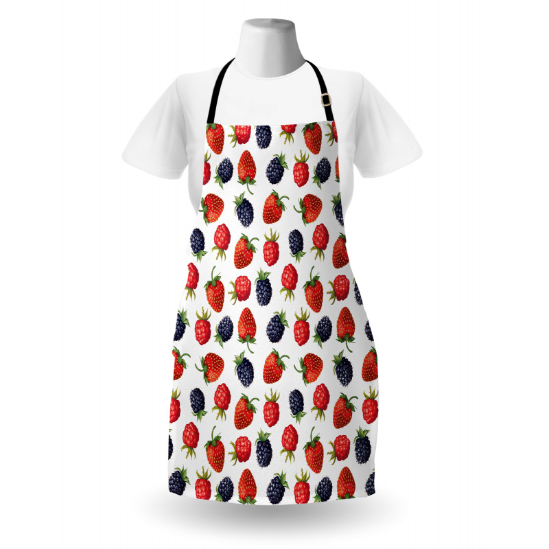 Strawberries Raspberry Apron