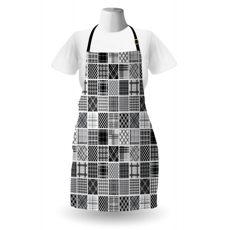 Plaid Patchwork Retro Apron