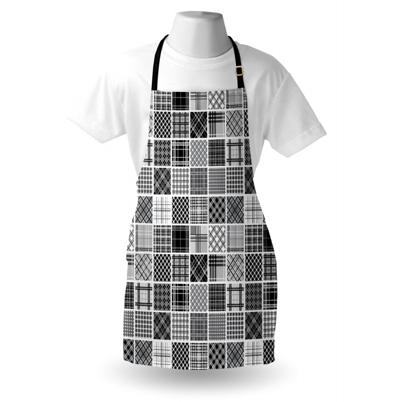 Plaid Patchwork Retro Apron