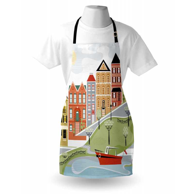 Quaint Village Street Apron