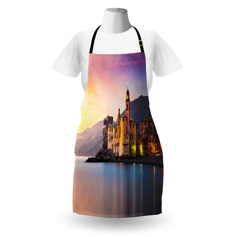 Old Mediterranean Town Apron