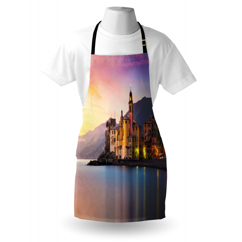 Old Mediterranean Town Apron