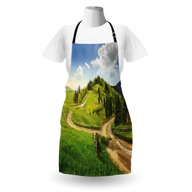 Hillside Meadow Trees Apron