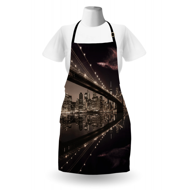 USA America Skyline Apron