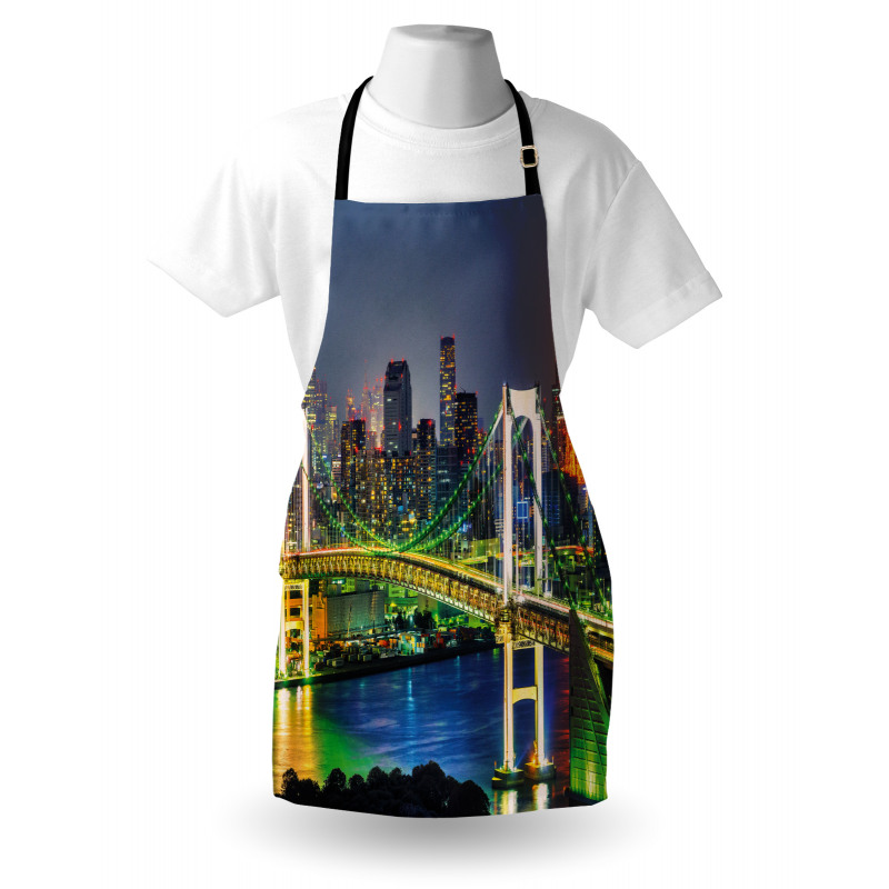 Tokyo Skyline Japanese Apron