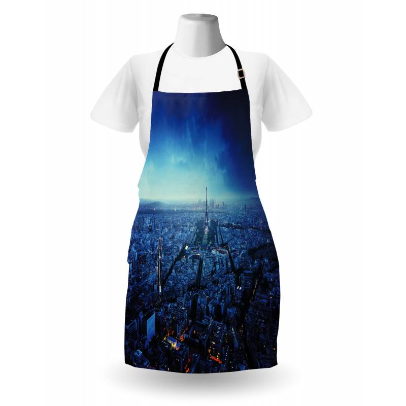 Eiffel Tower Cityscape Apron