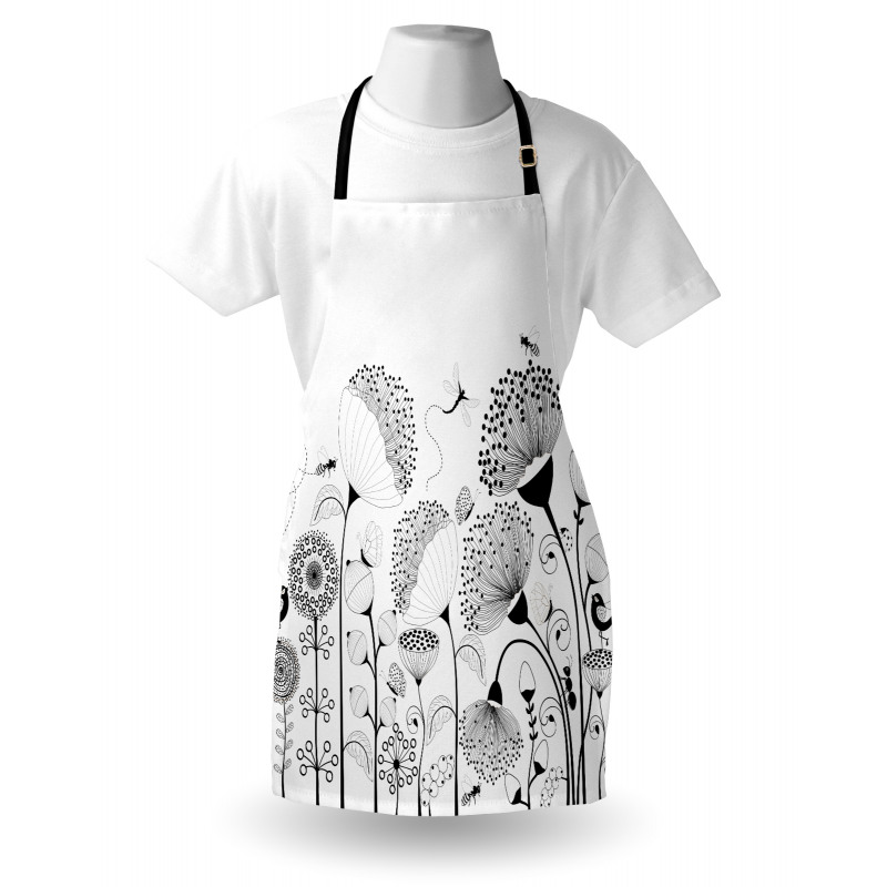 Blooming Flower Bee Apron