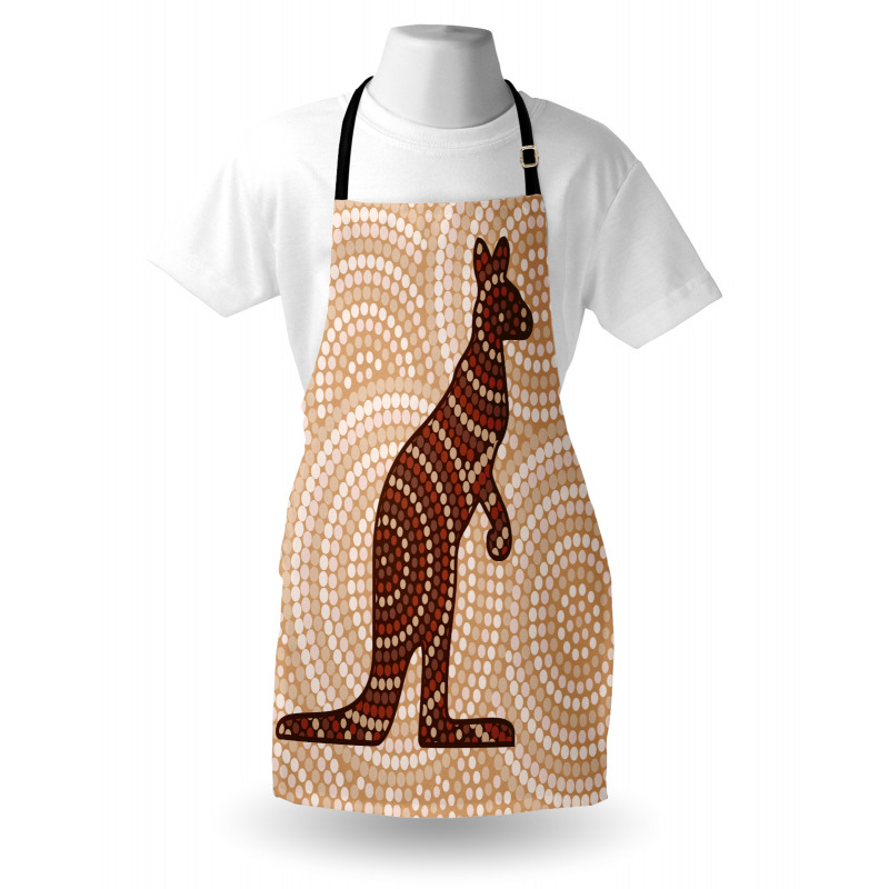 Hayvan Deseni Mutfak Önlüğü Kanguru Figürlü