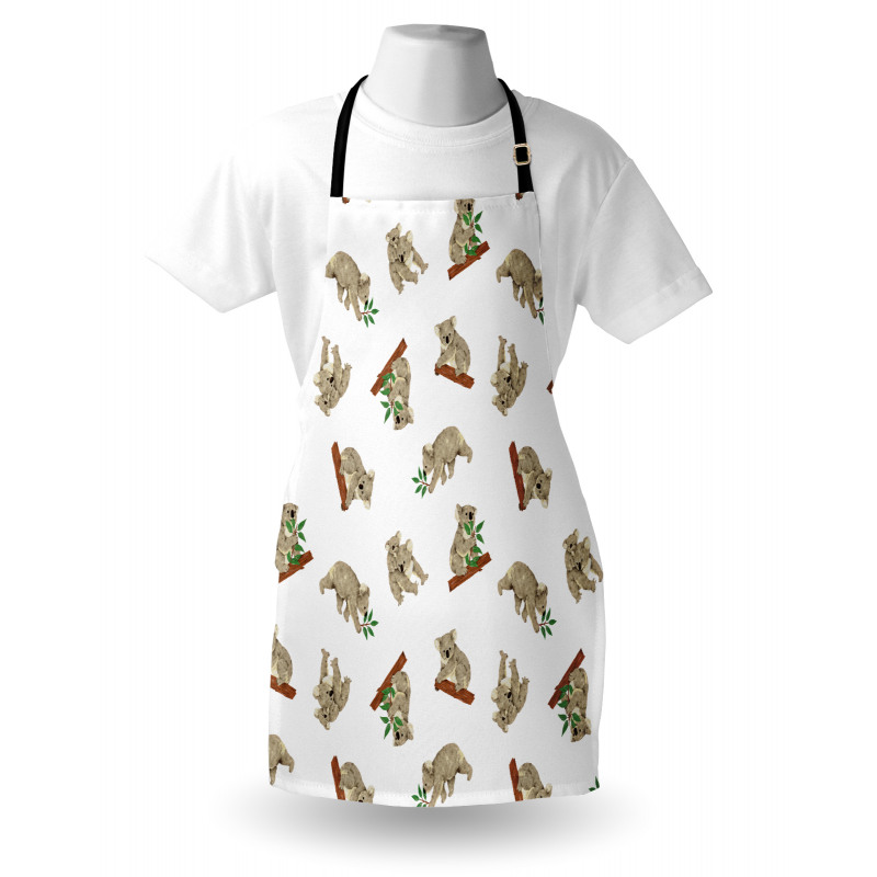 Baby Koala Pattern Apron