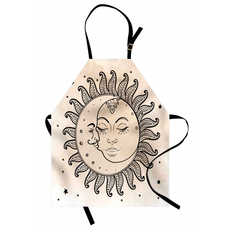 Sun and Moon Mystical Apron