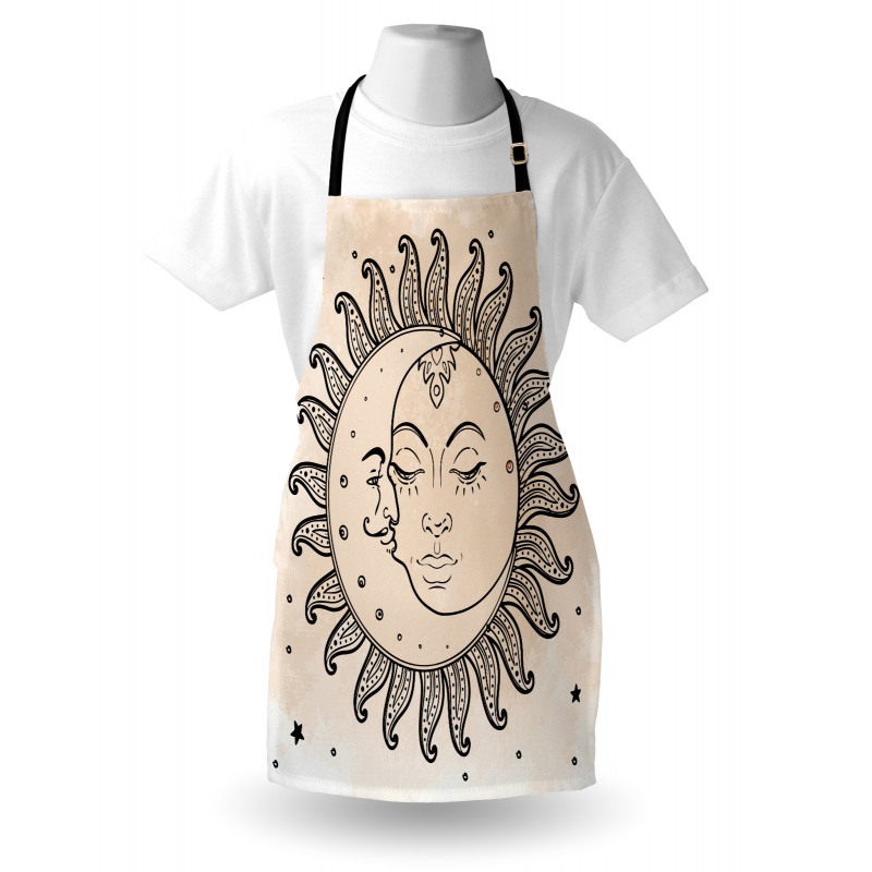 Sun and Moon Mystical Apron