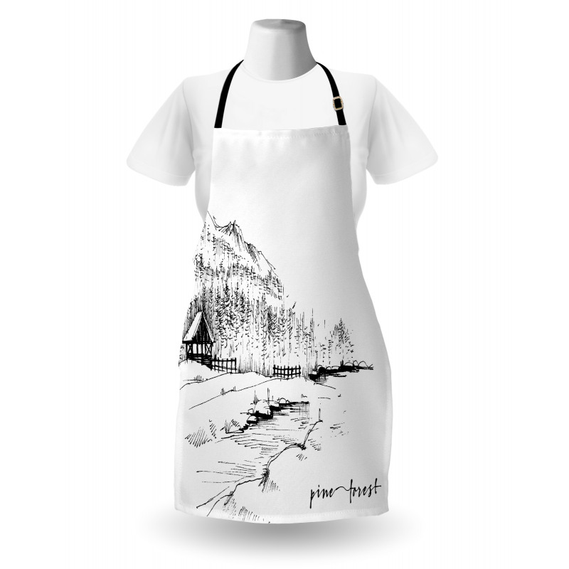 Pine Forest Countryside Apron