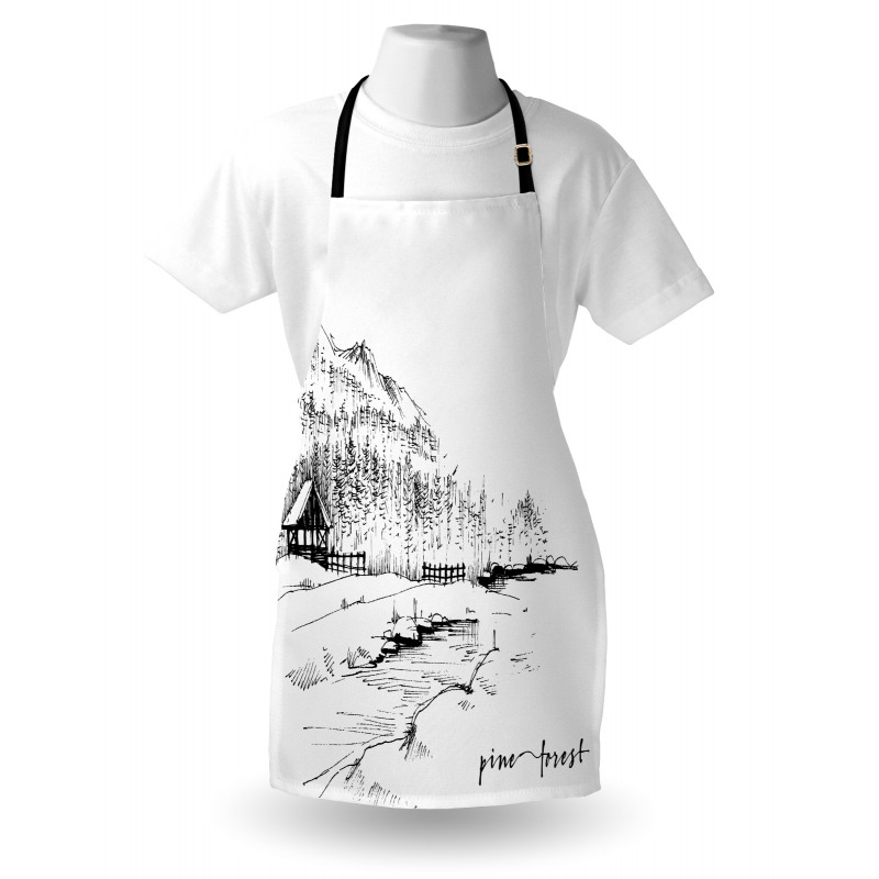 Pine Forest Countryside Apron