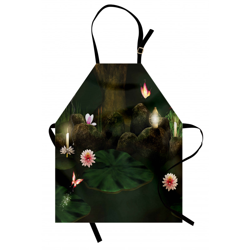 Mystic Forest with Candle Apron