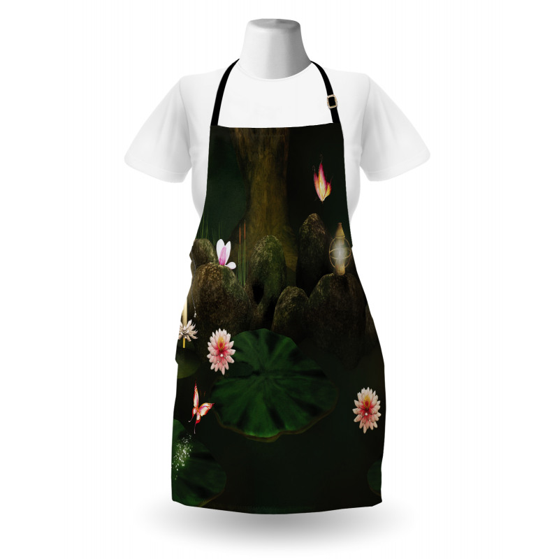 Mystic Forest with Candle Apron