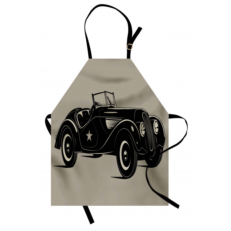 Ulaşım Araçları Mutfak Önlüğü Klasik İtalyan Arabası