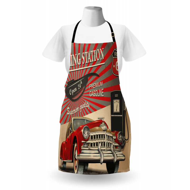 Retro Poster Effect Apron