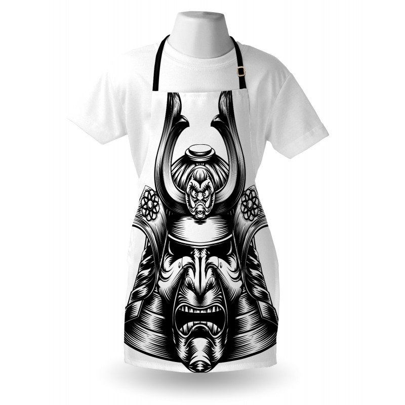 Samurai Mask Martial Apron