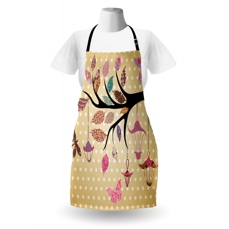 Vintage Boho Tree Apron