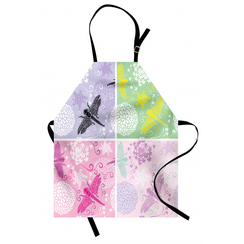 Dragonflies Dandelion Apron