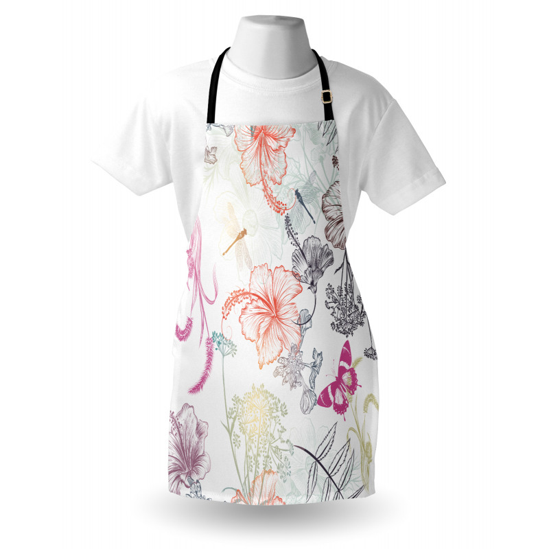 Hibiscus Moth Ornate Apron