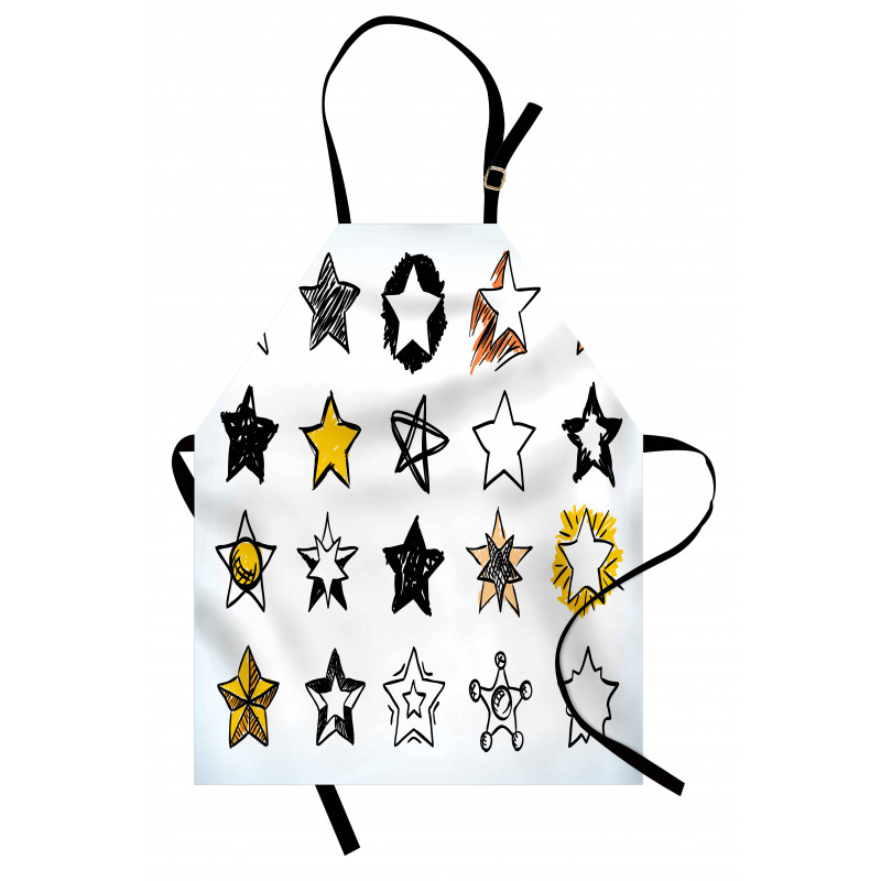 Punk Shapes and Designs Apron