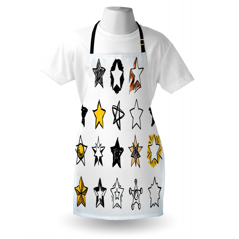 Punk Shapes and Designs Apron