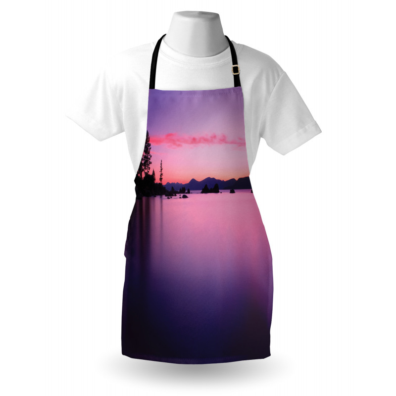 Hazy Calm Lake Tahoe Apron