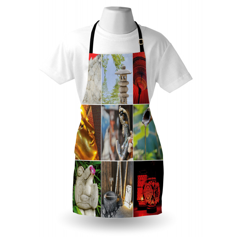 Flowers Clouds Mountain Apron