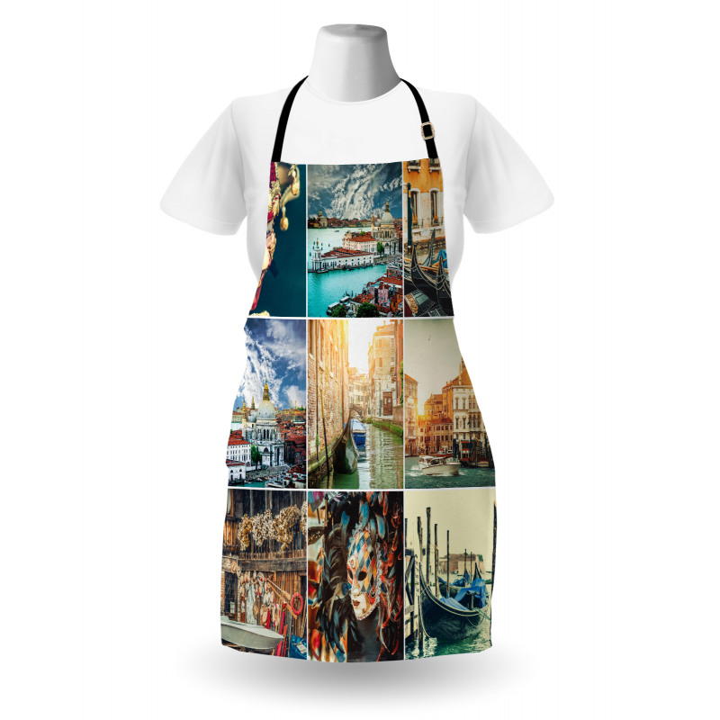 Venice Masks Canals Apron