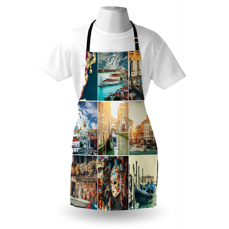 Venice Masks Canals Apron