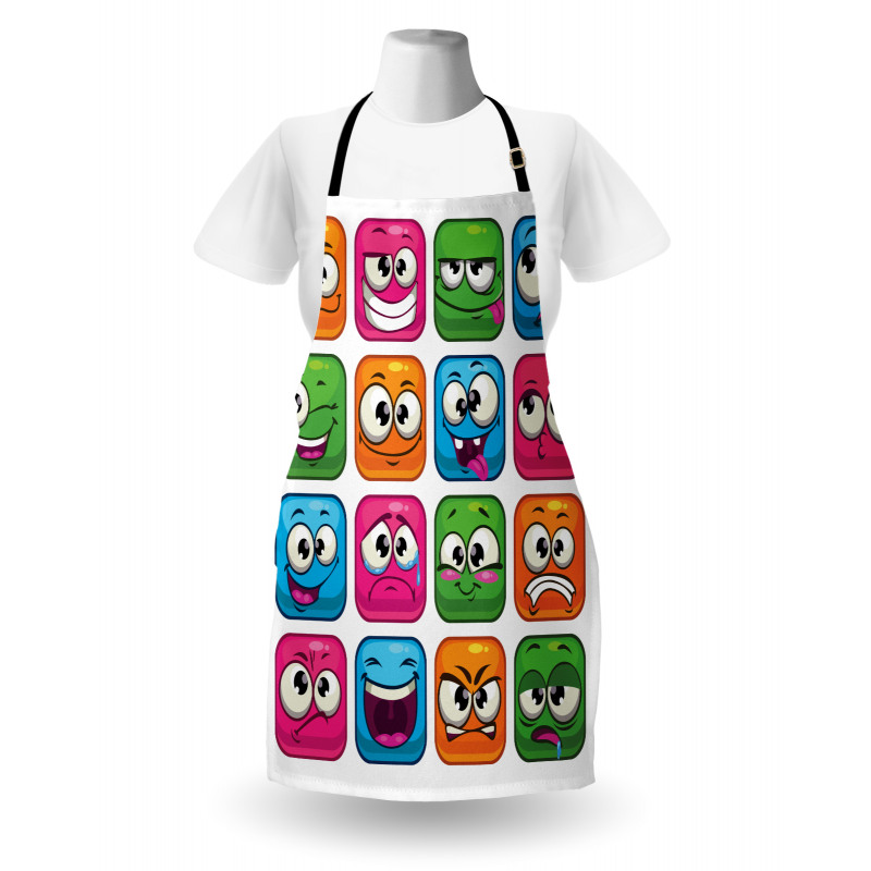 Cartoon Monsters Comic Apron